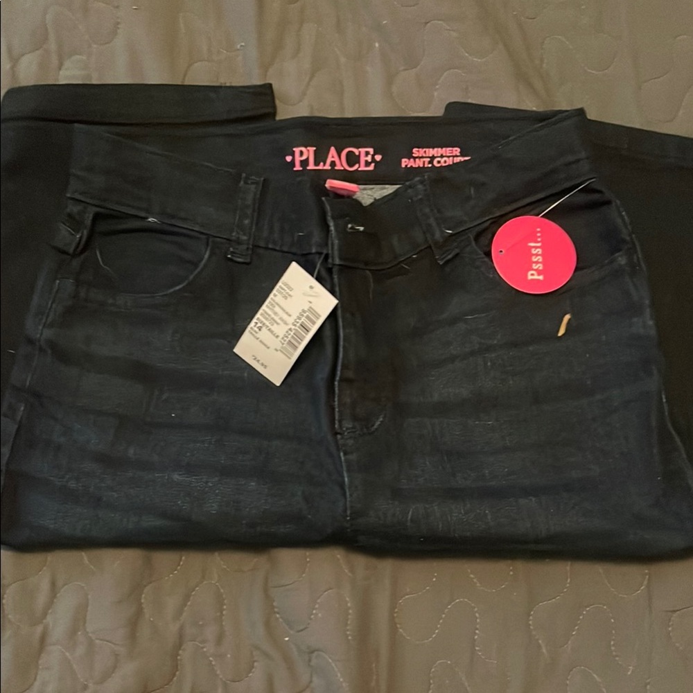 PLACE Dark Denim shorts  size 14 girls